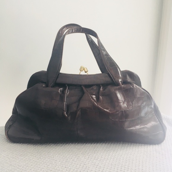 Banana Republic Handbags - Banana Republic Brown Leather Purse